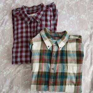 2 Men’s Shirts St John’s Bay Large